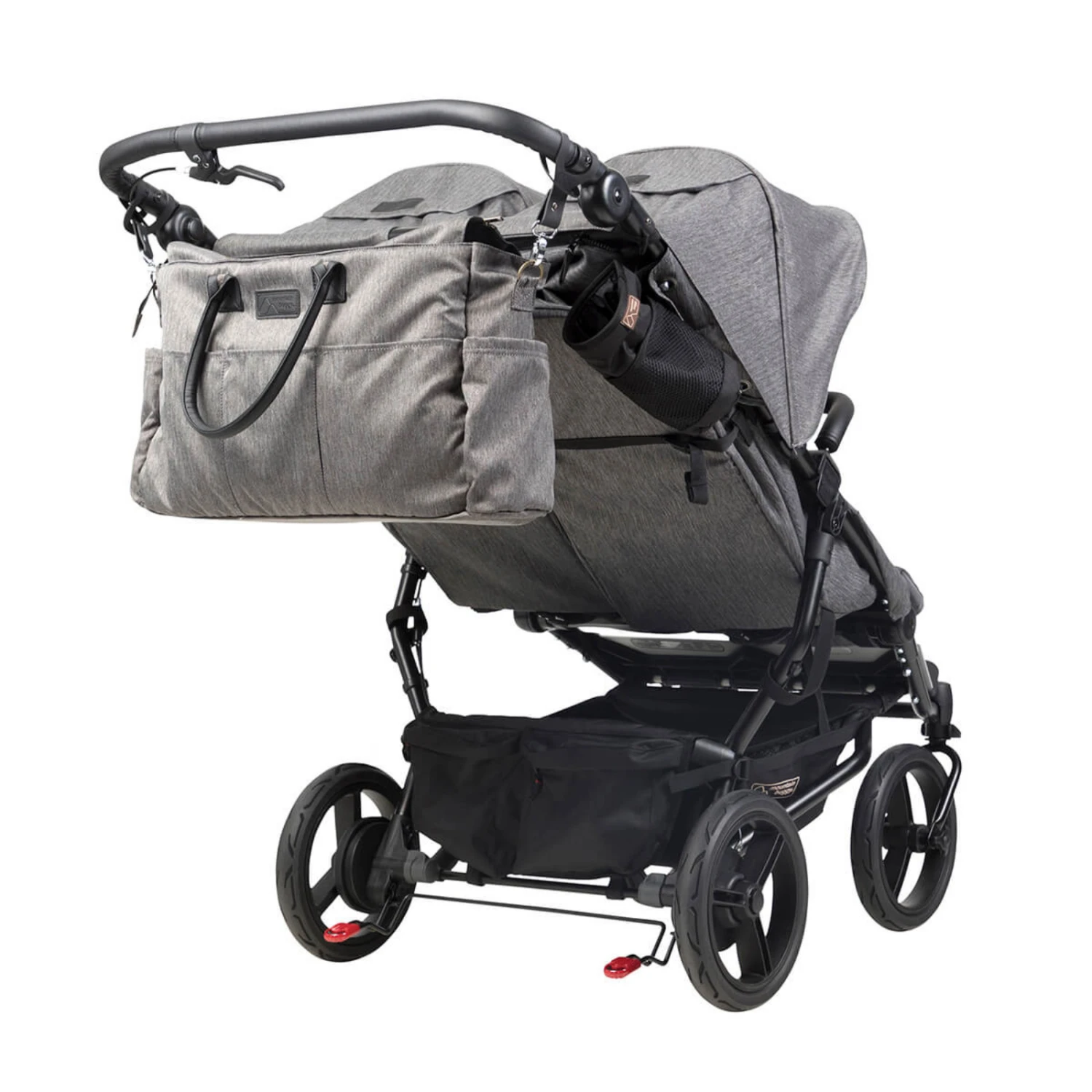 Mountain Buggy Duet Luxury (Protect) Travel System With 2 Carrycots - Herringbone 8 Mountain Buggy Duet Luxury (Protect) Travel System With 2 Carrycots - Herringbone - Image 6