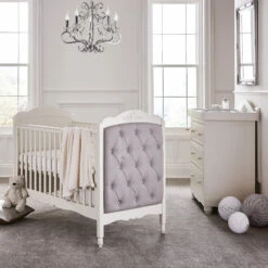 Mee-Go Epernay Cot Bed 3 Piece Nursery Furniture Set - Grey