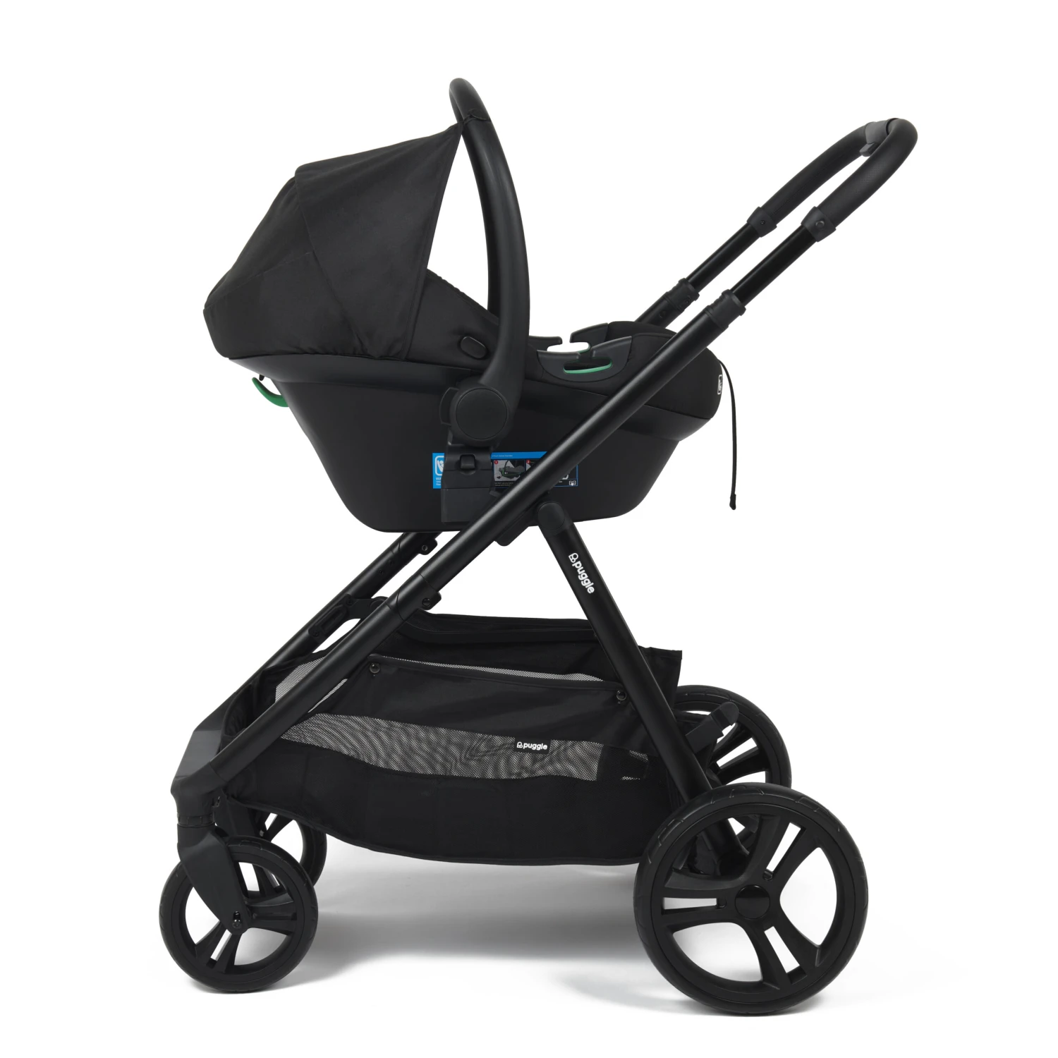Puggle Memphis 2in1 I-Size Travel System – Midnight Black 6 Puggle Memphis 2in1 I-Size Travel System – Midnight Black - Image 4