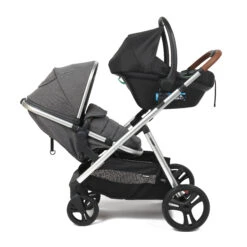 Puggle Memphis 2-in-1 Duo I-Size Double Twin Travel System With ISOFIX Base - Platinum Grey -Best Baby Sale Store Euroactive Maverick2 in 1DuoGrey 10