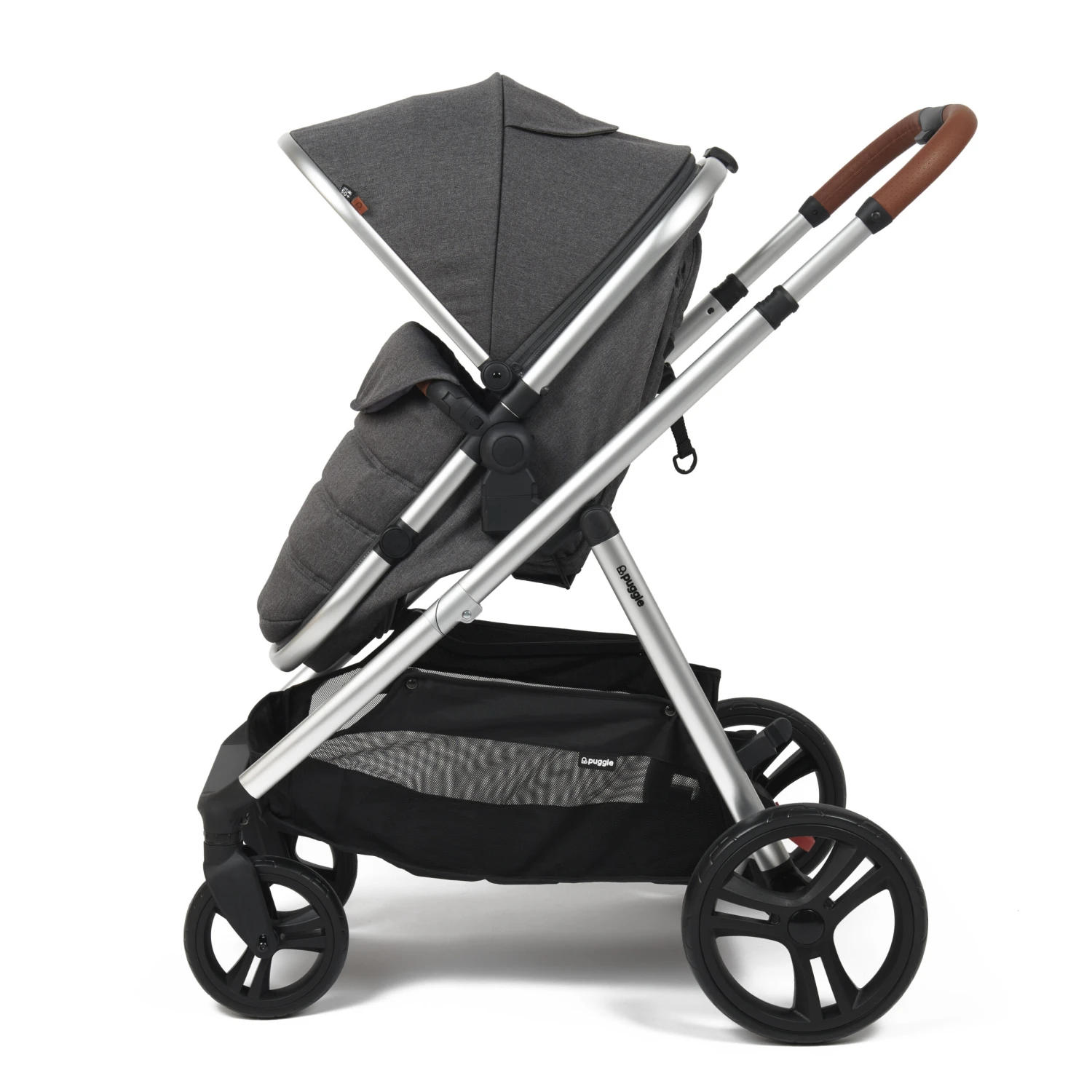 Puggle Memphis 3-in-1 I-Size Travel System With ISOFIX Base - Platinum Grey 6 Puggle Memphis 3-in-1 I-Size Travel System With ISOFIX Base - Platinum Grey - Image 4
