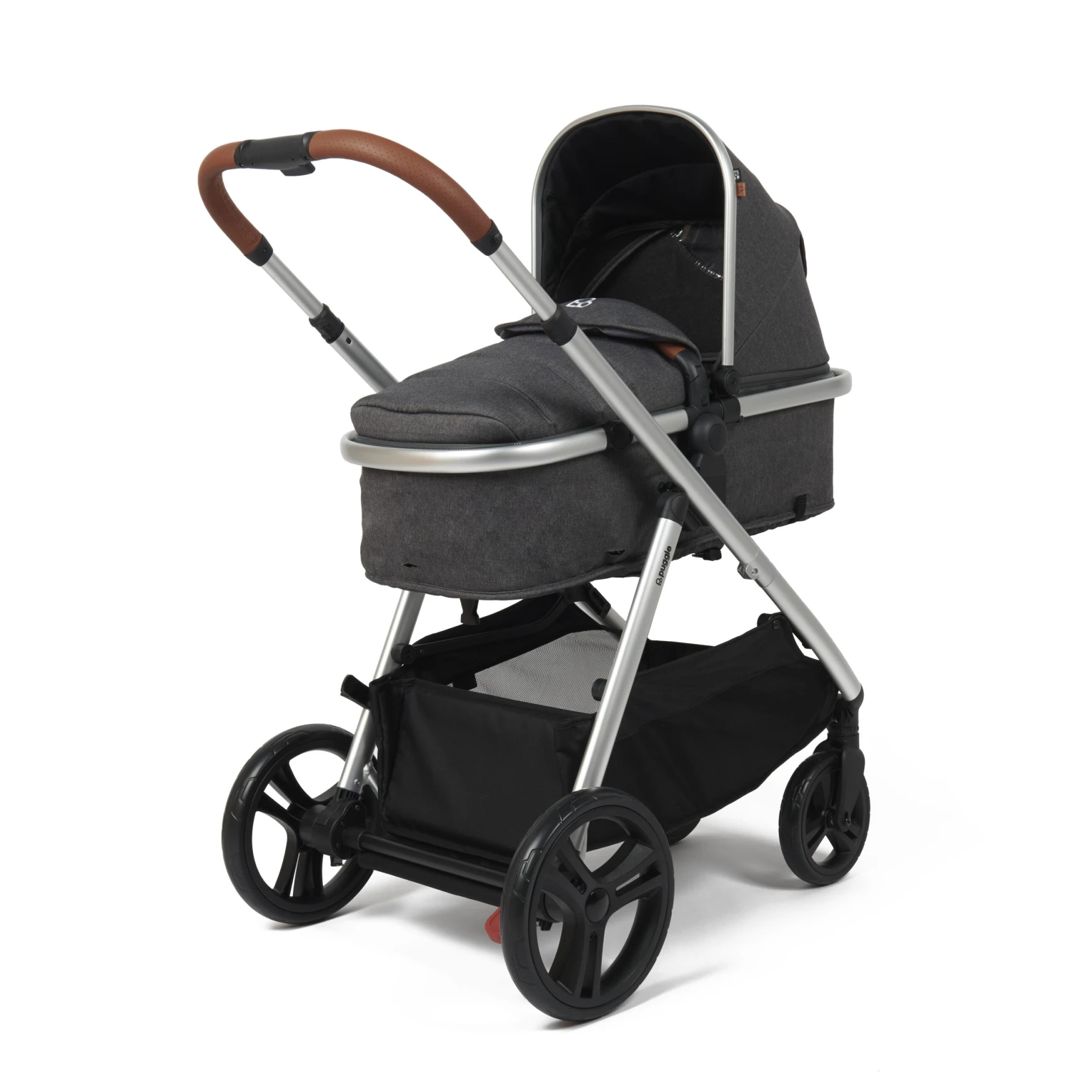 Puggle Memphis 3-in-1 I-Size Travel System With ISOFIX Base - Platinum Grey 4 Puggle Memphis 3-in-1 I-Size Travel System With ISOFIX Base - Platinum Grey - Image 2
