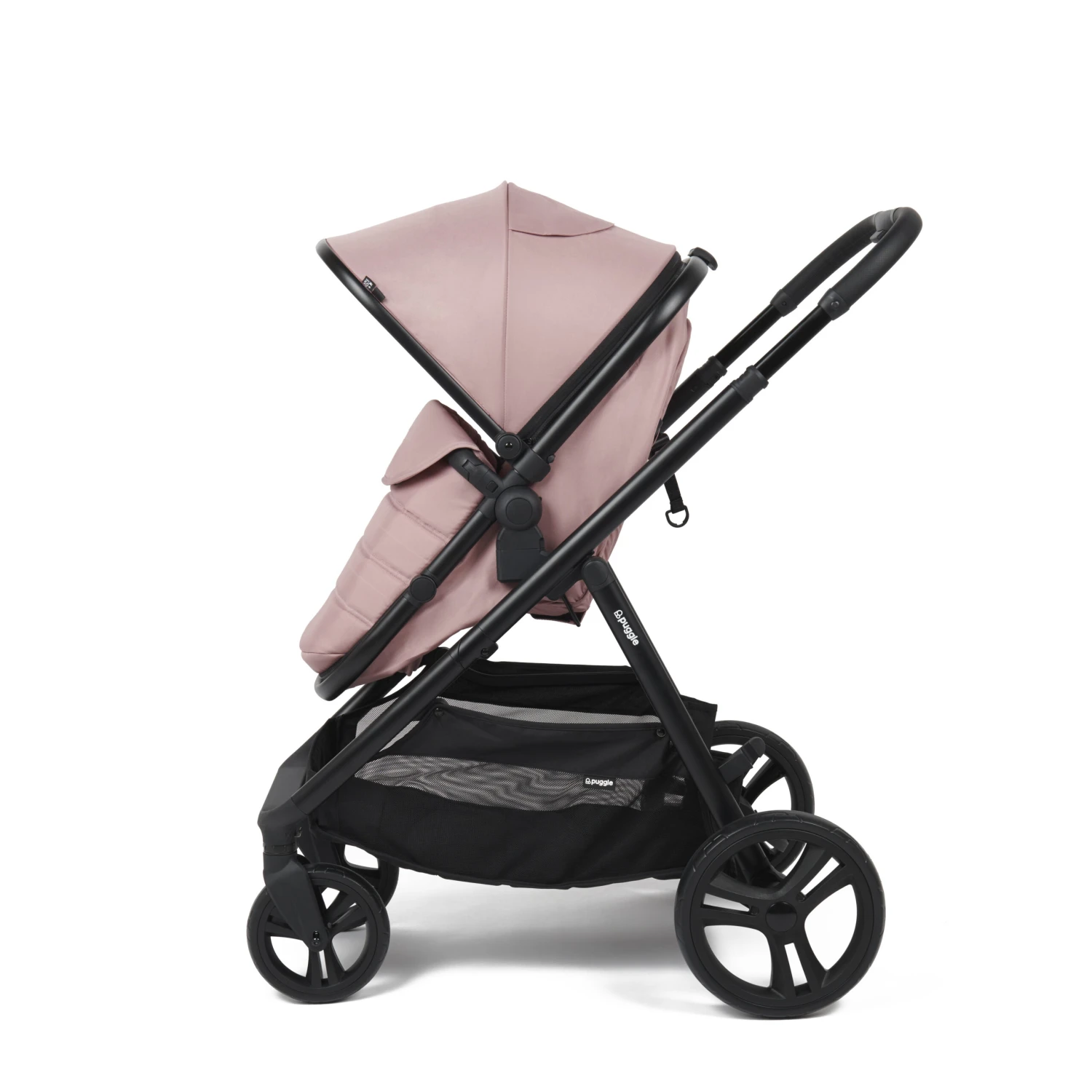 Puggle Memphis 2-in-1 I-Size Travel System With ISOFIX Base - Vintage Pink 3 Puggle Memphis 2-in-1 I-Size Travel System With ISOFIX Base - Vintage Pink - Image 2