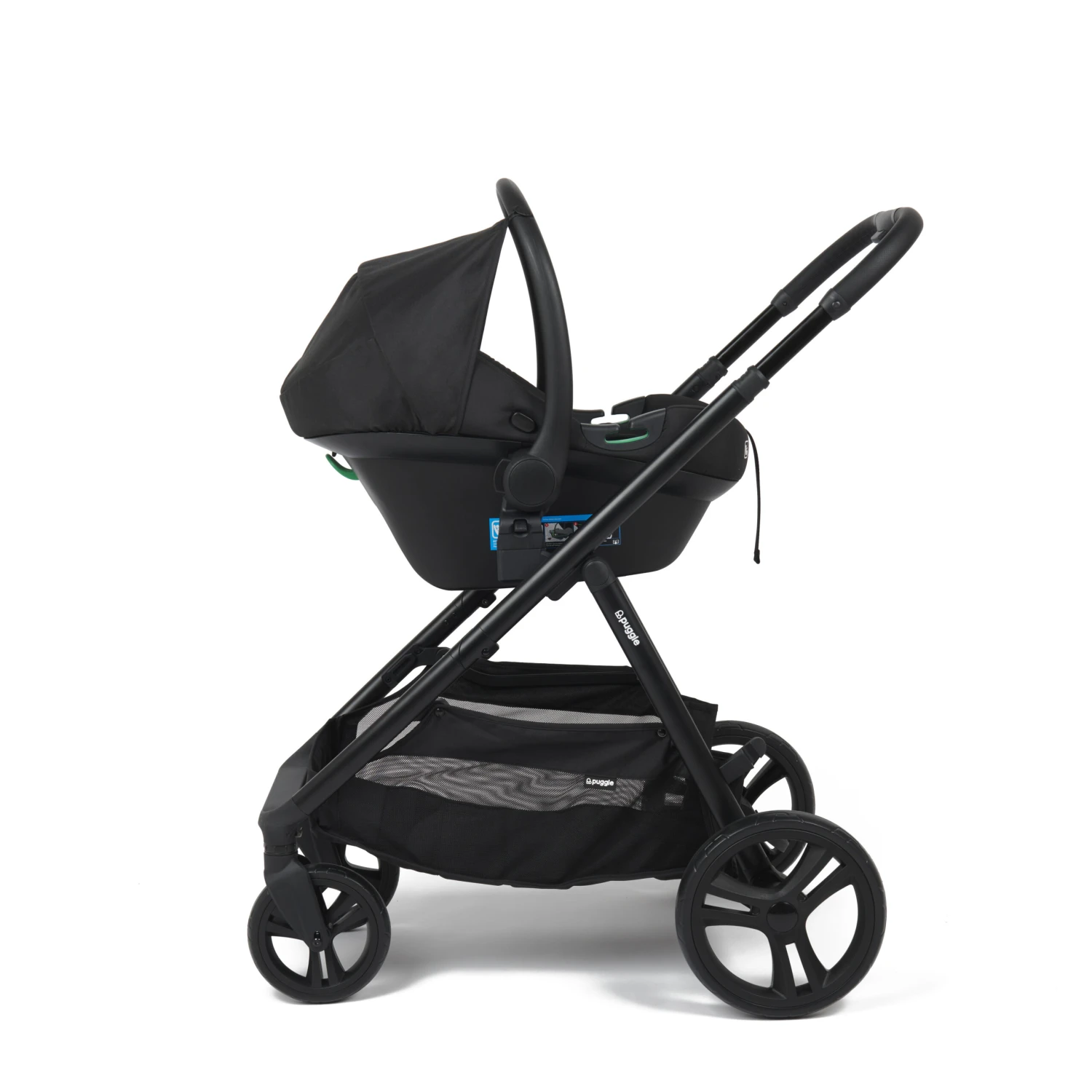 Puggle Memphis 2-in-1 I-Size Travel System With ISOFIX Base - Vintage Pink 5 Puggle Memphis 2-in-1 I-Size Travel System With ISOFIX Base - Vintage Pink - Image 4