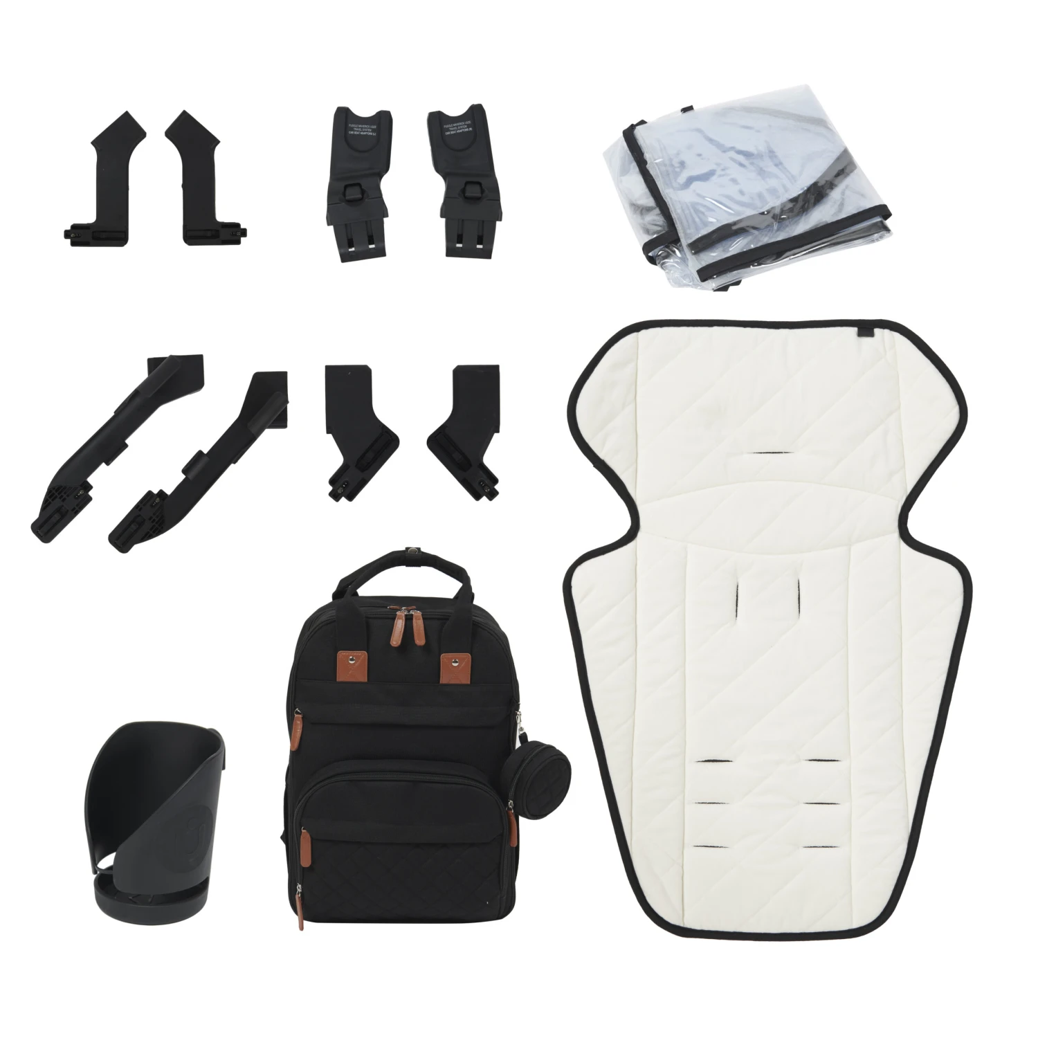 Puggle Memphis 3-in-1 Duo I-Size Double Twin Travel System With ISOFIX Base - Midnight Black 9 Puggle Memphis 3-in-1 Duo I-Size Double Twin Travel System With ISOFIX Base - Midnight Black - Image 7