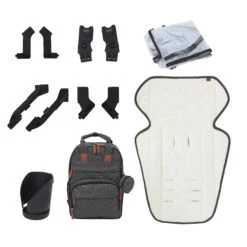 Puggle Memphis 3-in-1 I-Size Travel System With ISOFIX Base - Platinum Grey 19 Puggle Memphis 3-in-1 I-Size Travel System With ISOFIX Base - Platinum Grey -Best Baby Sale Store Euroactive Maverick3 in 1Grey 11 4