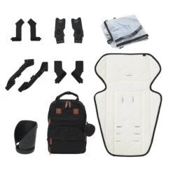 Puggle Memphis 3-in-1 I-Size Travel System With ISOFIX Base - Midnight Black -Best Baby Sale Store Euroactive Maverick3 in 1Grey 11 6