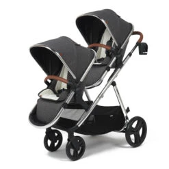 Puggle Memphis 3-in-1 Duo I-Size Double Twin Travel System With ISOFIX Base - Platinum Grey -Best Baby Sale Store Euroactive Maverick3 in 1Grey 13 1
