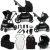 Puggle Memphis 3-in-1 I-Size Travel System - Midnight Black