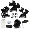 Puggle Memphis 2-in-1 Duo I-Size Double Twin Travel System With ISOFIX Base – Midnight Black -Best Baby Sale Store Final Sign Off Maverick Duo ISOFIX Template