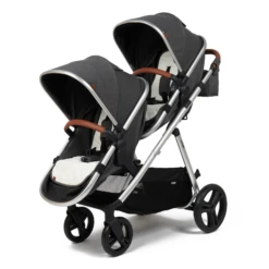 Puggle Memphis 2-in-1 Duo I-Size Double Travel System - Platinum Grey -Best Baby Sale Store Grey 1