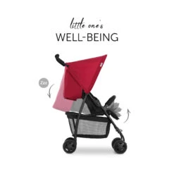 Hauck Sport Pushchair Stroller With Raincover - Red -Best Baby Sale Store HauckSportPushchairRed3