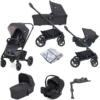 Joie Chrome Trio (I-Snug) Travel System With Carrycot & ISOFIX Base - Ember -Best Baby Sale Store Hero 2