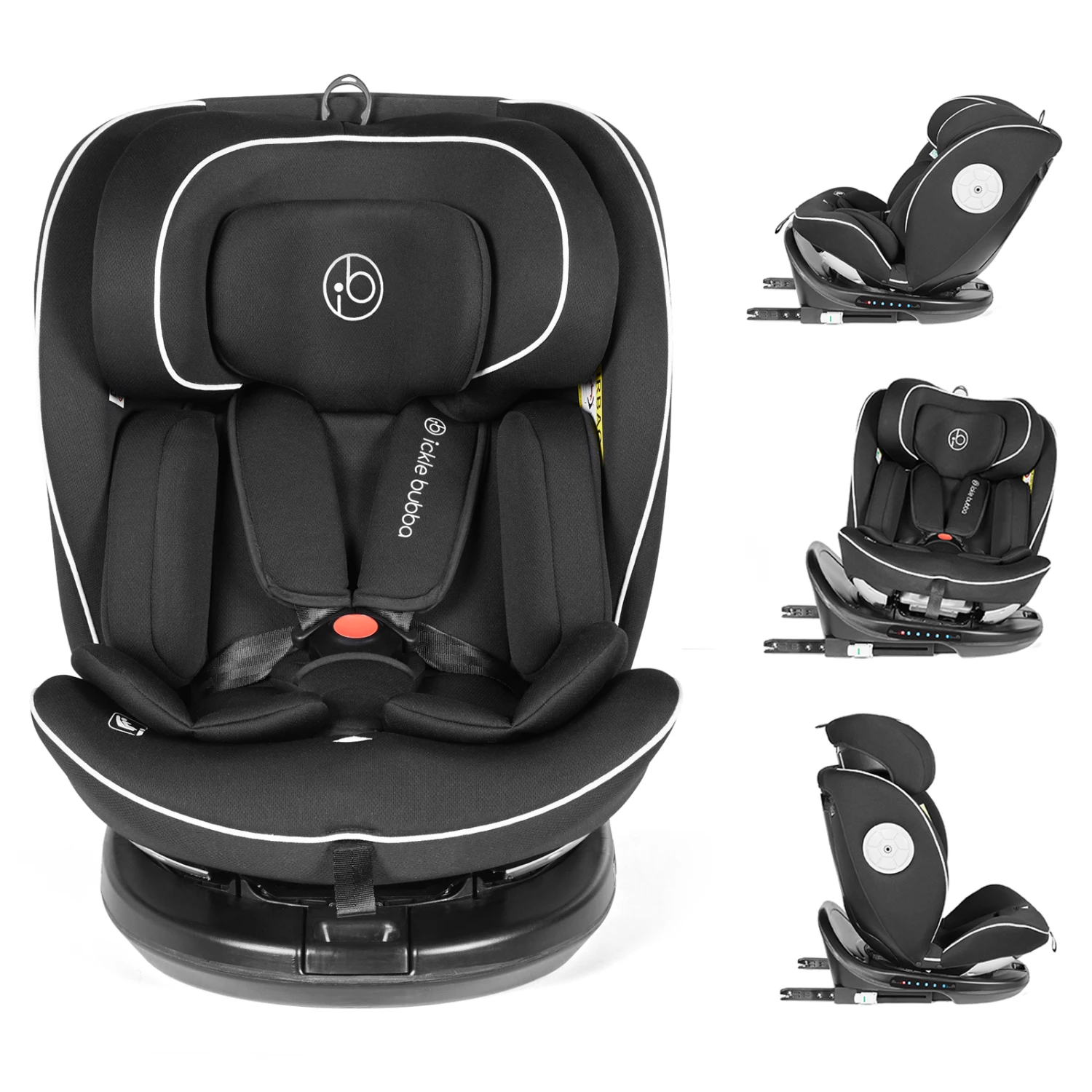 Ickle Bubba I-Size Rotator 360 Spin Group 0+1/2/3 ISOFIX Car Seat - Black 3 Ickle Bubba I-Size Rotator 360 Spin Group 0+1/2/3 ISOFIX Car Seat - Black