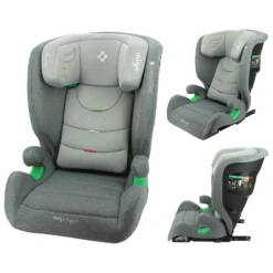 Migo Raga I-Size 100-150cm ISOFIX Group 2,3 Car Seat - Grey