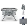 Mini Uno Swiftfold2 Bedside Foldable Crib - Grey