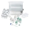 Tommee Tippee 22pc Complete Feeding Set With Electric Steam Steriliser - Green / White