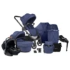ICandy Orange 3 Complete 16 Piece Travel System Bundle With I-Level Car Seat & Rotating ISOFIX Base - Royal Blue -Best Baby Sale Store Hero RoyalBlue