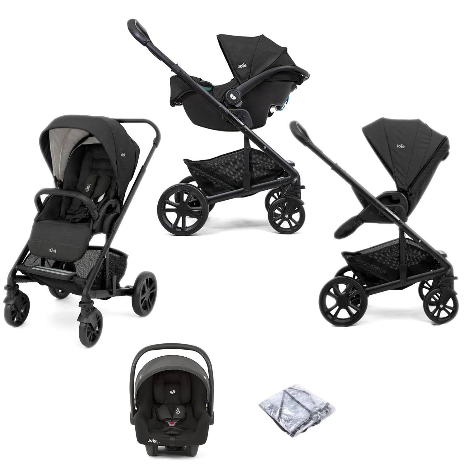 Joie Chrome (i-Snug2) Travel System - Shale 3 Joie Chrome (i-Snug2) Travel System - Shale