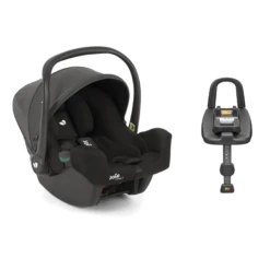 Joie I-Snug 2 Group 0+ (Birth - 12 Months) Infant Car Seat With I-Base Advance ISOFIX Base - Coal