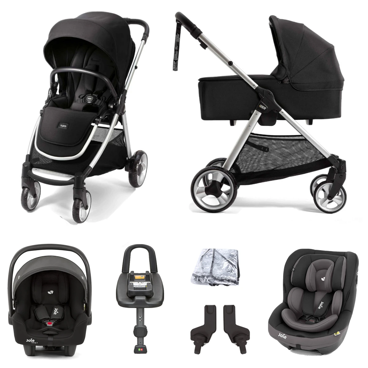 Mamas & Papas Flip XT2 6pc Travel System -Black 3 Mamas & Papas Flip XT2 6pc Travel System -Black