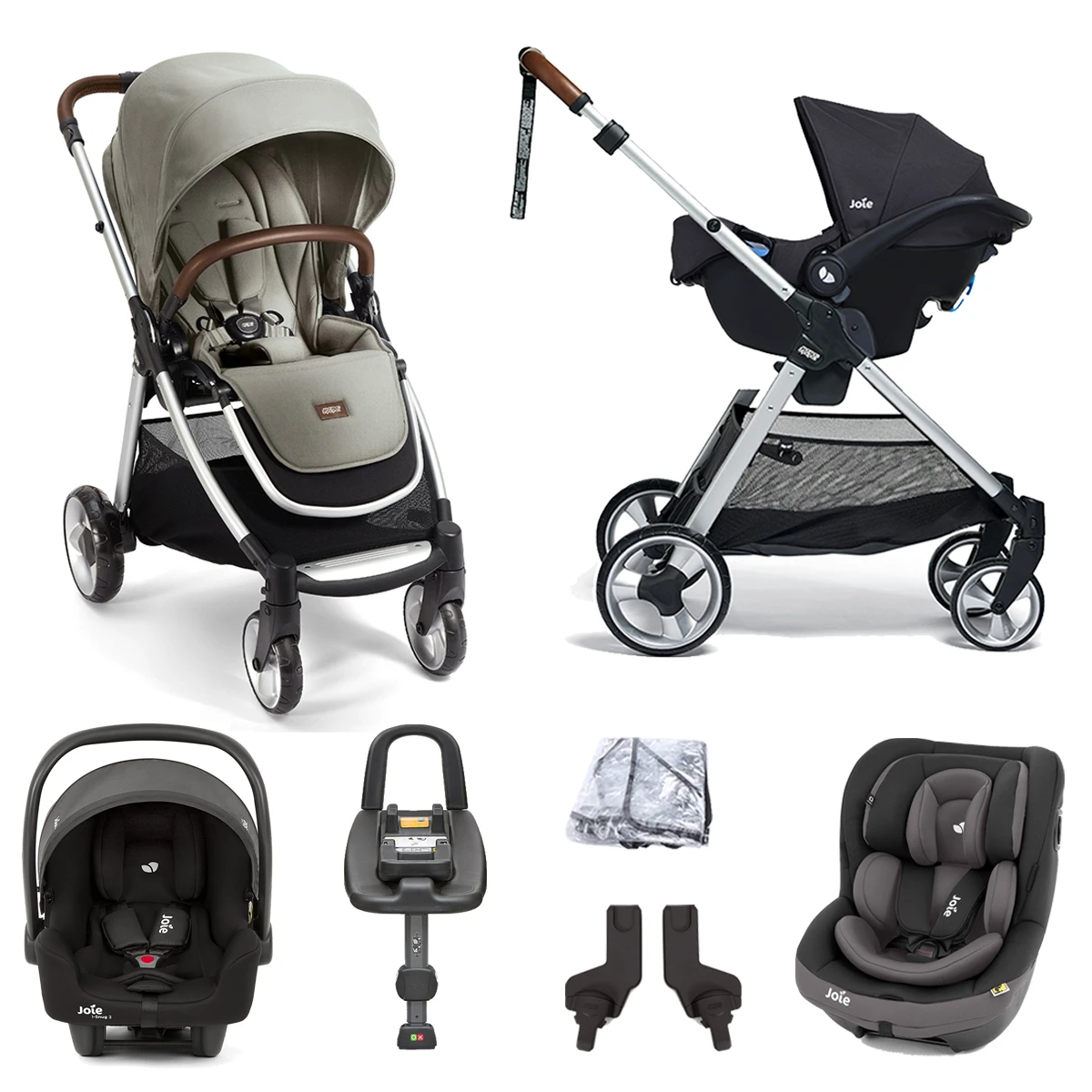 Mamas & Papas Flip XT2 6pc Travel System - Sage Green 3 Mamas & Papas Flip XT2 6pc Travel System - Sage Green