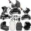 Puggle Memphis 3-in-1 I-Size Travel System - Platinum Grey 1 Puggle Memphis 3-in-1 I-Size Travel System - Platinum Grey -Best Baby Sale Store HeroGrey 5