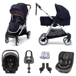 Mamas & Papas Flip XT2 7pc Travel System - Navy