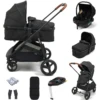 Puggle Monaco XT 2in1 I-Size Travel System With ISOFIX Base - Storm Black -Best Baby Sale Store HerowBase Black