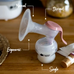 Tommee Tippee Made For Me Single Portable Manual Breast Pump With 150ml Bottle - Natural -Best Baby Sale Store Image19