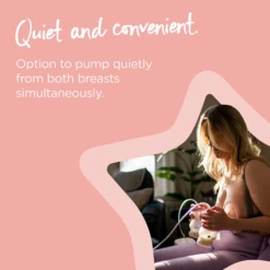 Tommee Tippee Made For Me Double Portable Electric Breast Pump With X2 150ml Bottle - Natural -Best Baby Sale Store Image38