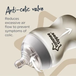 Tommee Tippee Closer To Nature Unisex Newborn Baby Bottle Starter Set - Natural -Best Baby Sale Store Image53