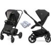 Joie Chrome Pushchair 4 Wheel Stroller - Shale -Best Baby Sale Store JoieChromePebblePushchairMain