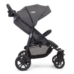 Joie Litetrax 4 Wheel (i-Snug 2 & I-Venture) Travel System & ISOFIX Base - Coal -Best Baby Sale Store JoieLitetrax4CoalPushchair3 2
