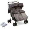 Joie Aire Twin Stroller - Dark Pewter