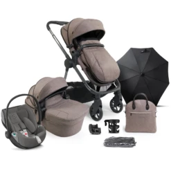 ICandy Lime Lifestyle (Cloud Z2) Travel System Summer Bundle - Taupe