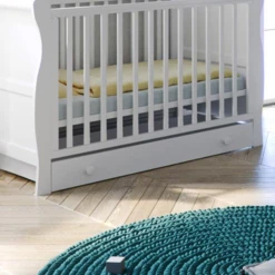 Little Acorns Large Under Bed Rollaway Drawer - White