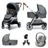 Mamas & Papas Flip XT2 (Cloud Z Car Seat) Travel System With Carrycot - Fossil Grey -Best Baby Sale Store MPCloudZGrey