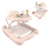 Puggle 3in1 Push, Walk & Rock Baby Walker - Scattered Stars Pink -Best Baby Sale Store Main 6