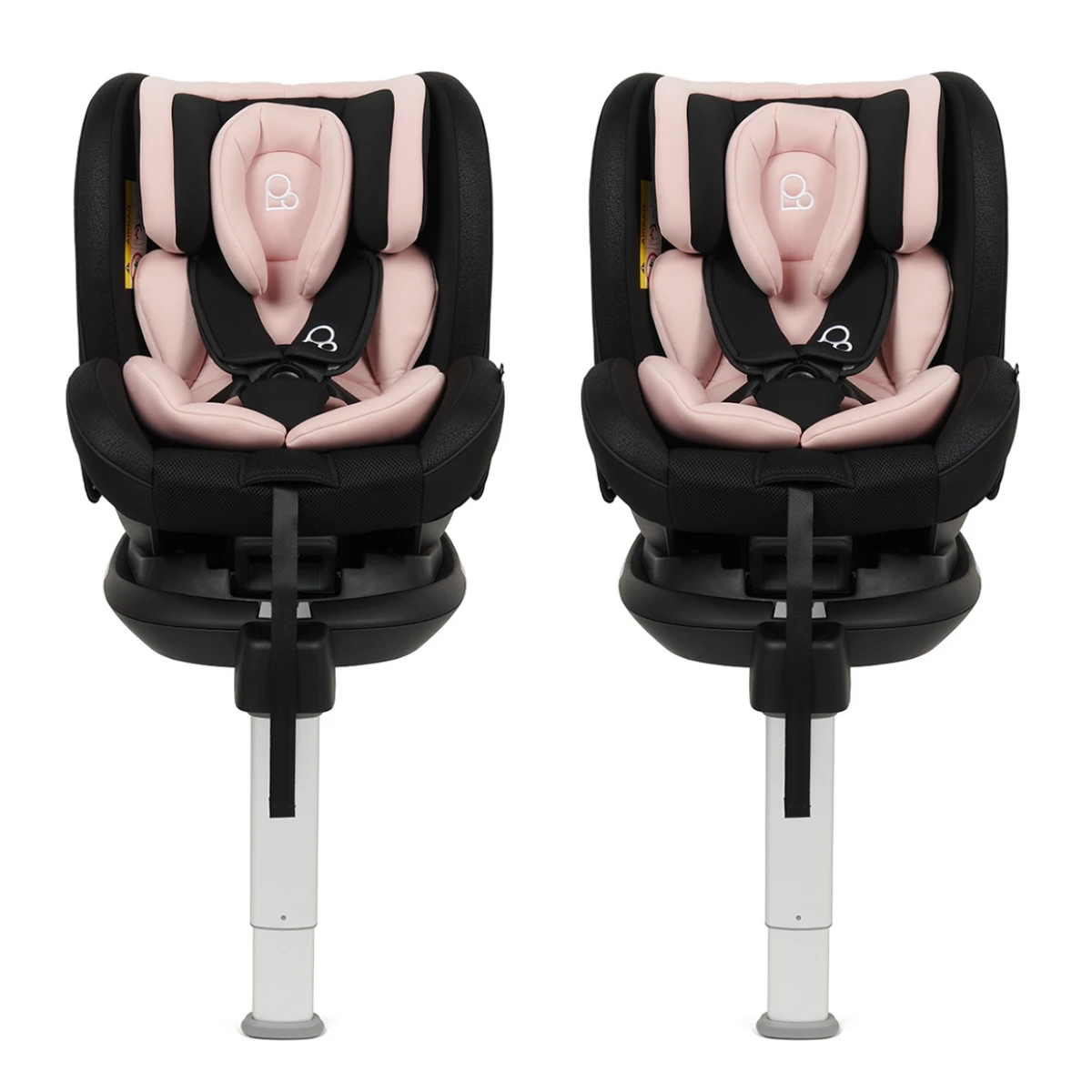 Puggle Safe Fit Luxe 360° Rotate ISOFIX Group 0+123 Car Seat (2 Pack) - Blush Pink 3 Puggle Safe Fit Luxe 360° Rotate ISOFIX Group 0+123 Car Seat (2 Pack) - Blush Pink