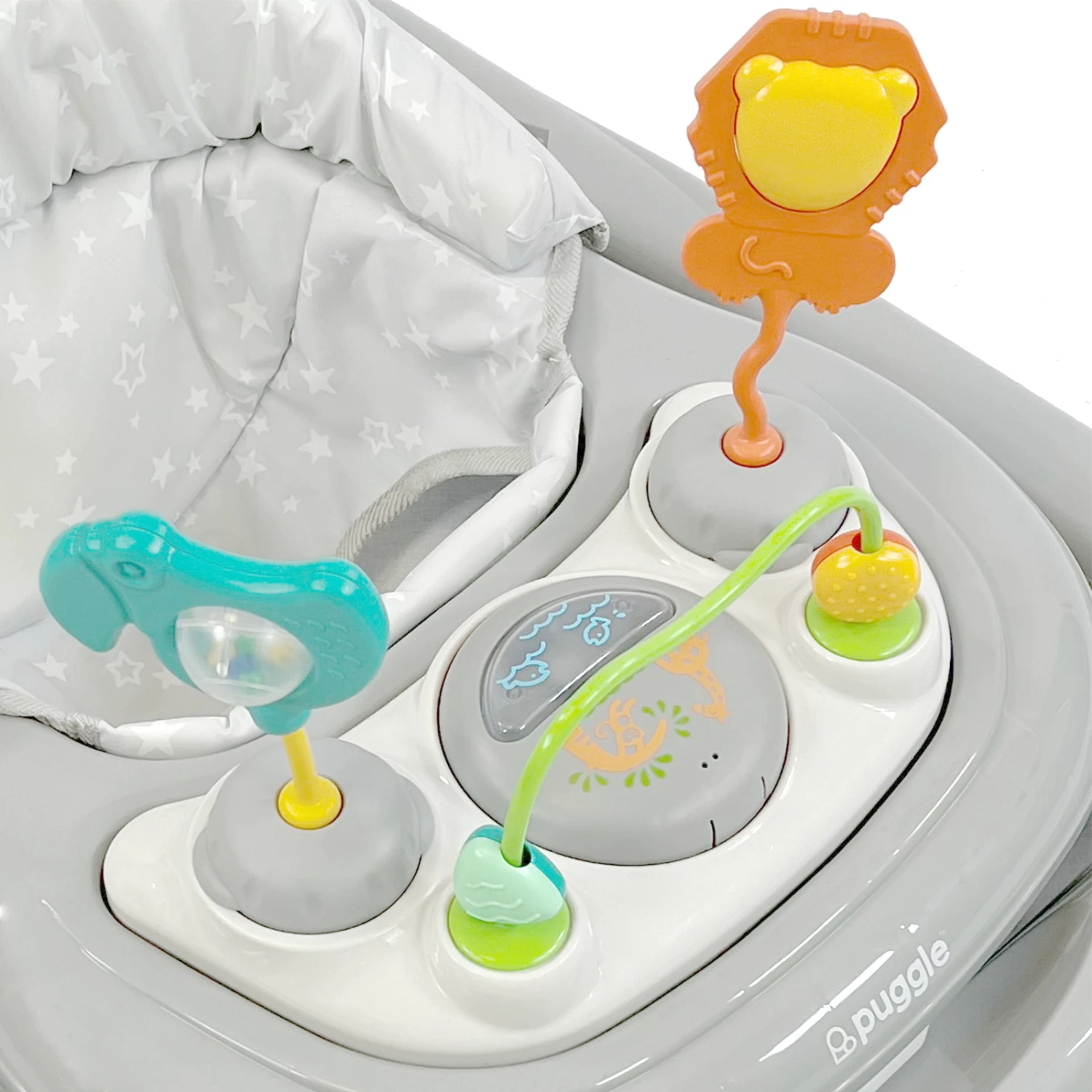 Puggle In The Jungle Speedy 2 In 1 Baby Walker - Special Edition - Scattered Stars Grey 6 Puggle In The Jungle Speedy 2 In 1 Baby Walker - Special Edition - Scattered Stars Grey - Image 4