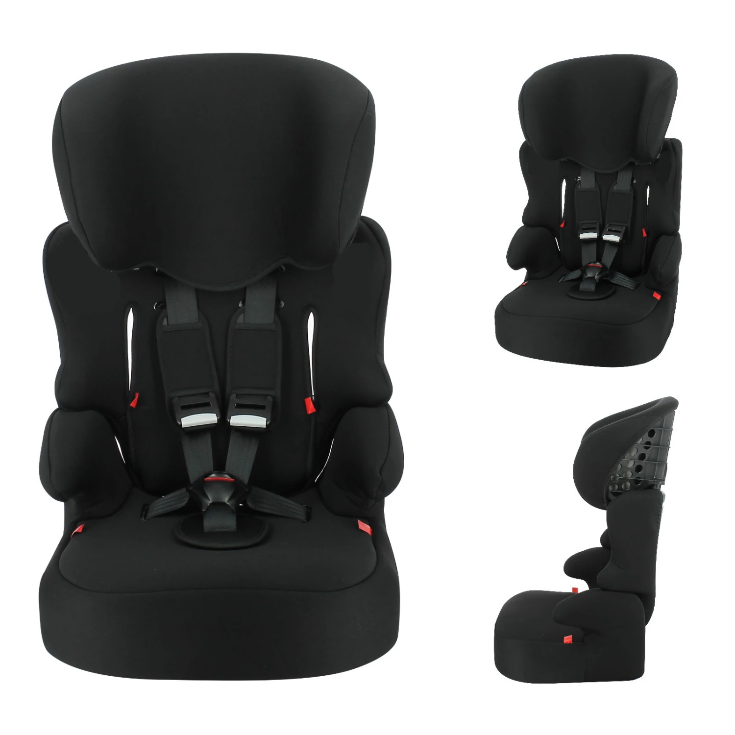 Nania Beline Group 1,2,3 Booster Car Seat (2 Pack) - Black 4 Nania Beline Group 1,2,3 Booster Car Seat (2 Pack) - Black - Image 2