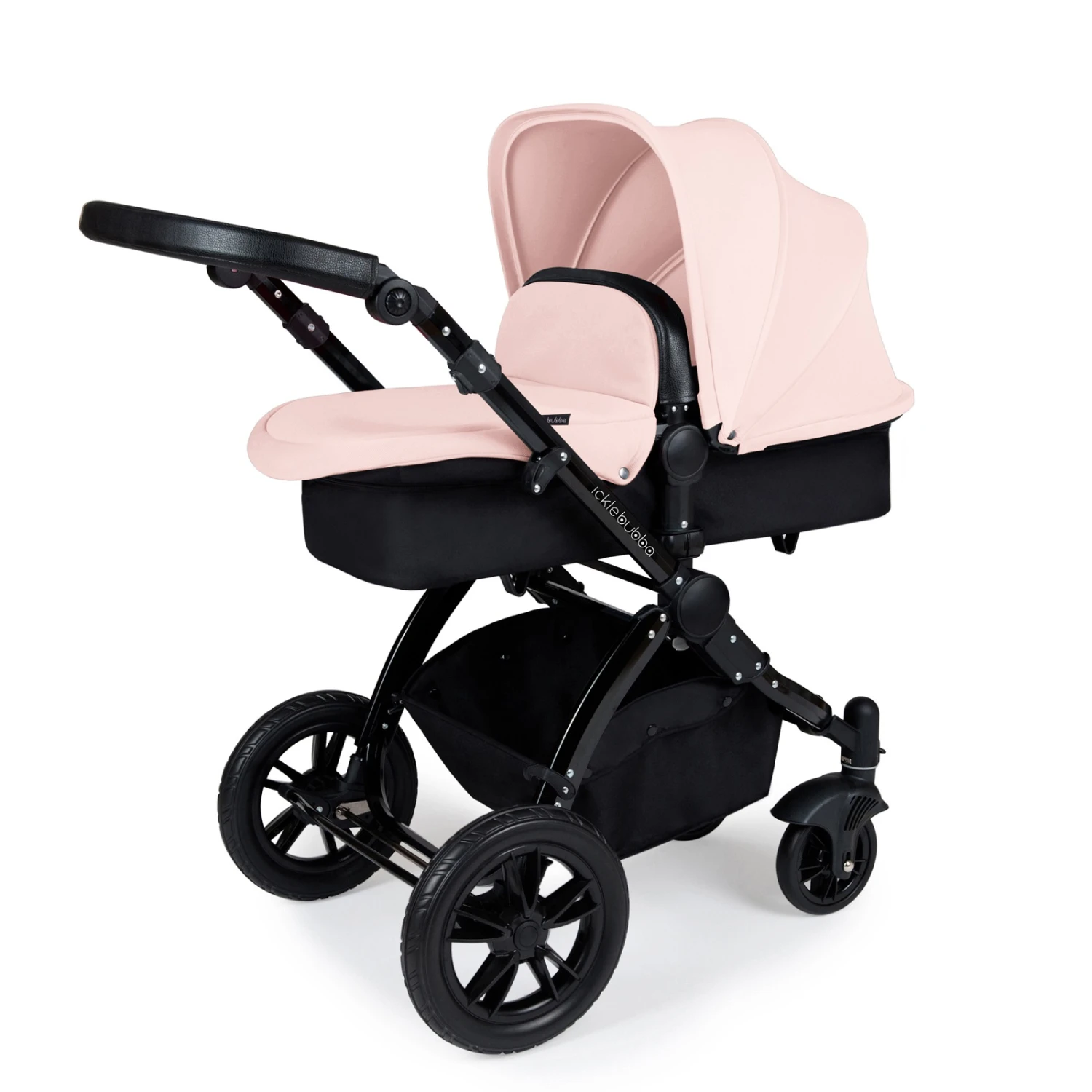 Ickle Bubba Stomp V3 Black All In One Travel System & Isofix Base - Pink/Black 5 Ickle Bubba Stomp V3 Black All In One Travel System & Isofix Base - Pink/Black - Image 3
