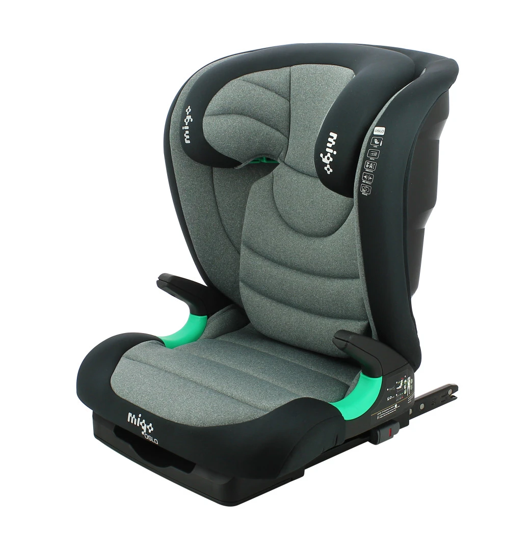 Migo Oslo Luxury I-Size 100-150cm Isofix Group 2,3 Car Seat (2 Pack) - Grey 6 Migo Oslo Luxury I-Size 100-150cm Isofix Group 2,3 Car Seat (2 Pack) - Grey - Image 4