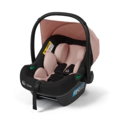 Puggle Monaco XT 3in1 I-Size Travel System With Changing Bag & ISOFIX Base - Blush Pink -Best Baby Sale Store Pinki SizeCarSeat