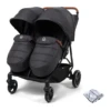 Puggle Urban City Easyfold Twin Double Pushchair - Slate Grey -Best Baby Sale Store PuggleUrbanTwinGreyMain 1