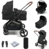 Puggle Monaco XT 2in1 I-Size Travel System - Storm Black -Best Baby Sale Store Puggle Monaco Travel System Black
