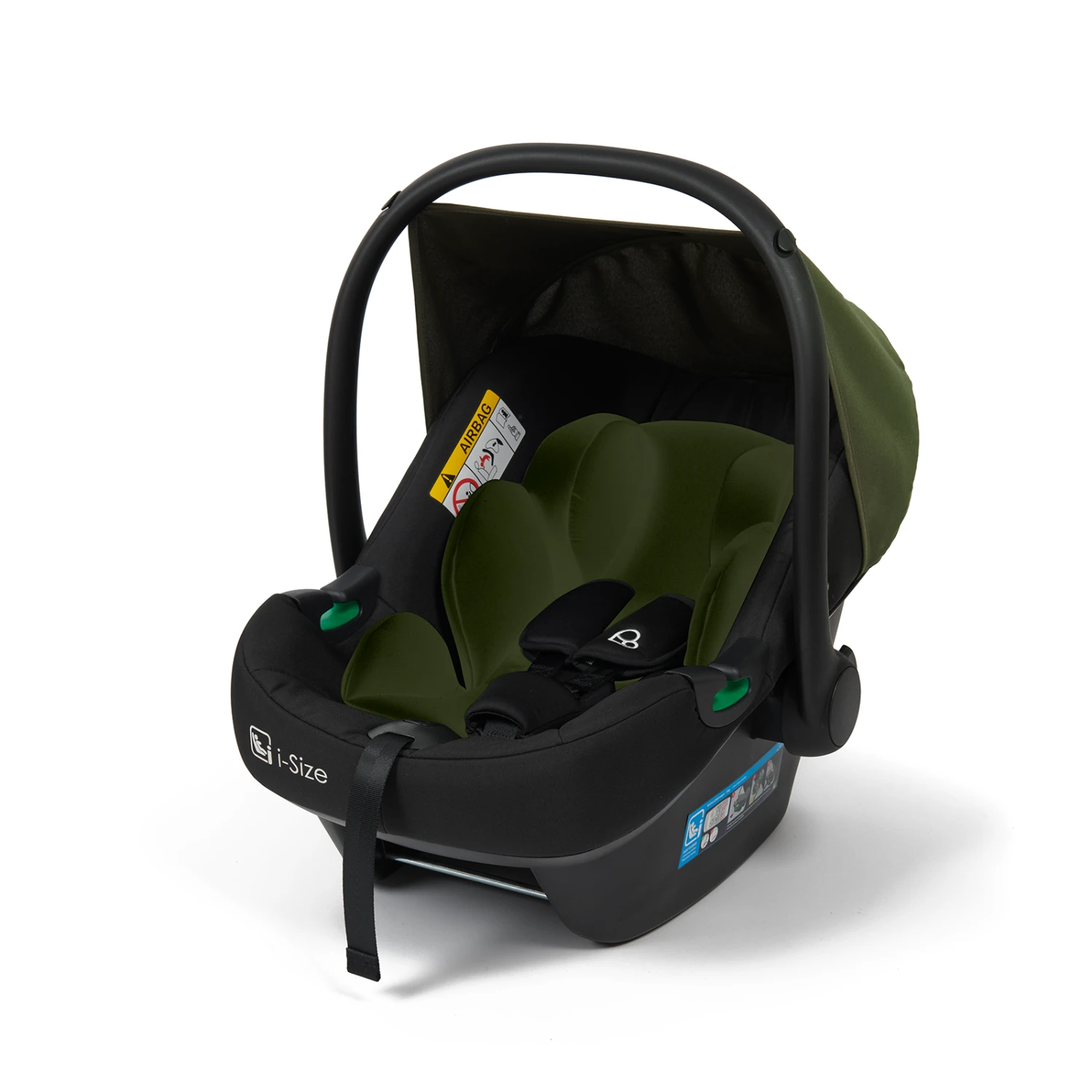 Puggle Monaco XT 2in1 I-Size Travel System - Forest Green 9 Puggle Monaco XT 2in1 I-Size Travel System - Forest Green - Image 7
