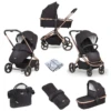 Mee-go Pure Pushchair With Carrycot & Accessories - Dusty Rose 2 Mee-go Pure Pushchair With Carrycot & Accessories - Dusty Rose -Best Baby Sale Store Pure DustyRose