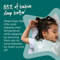 Tommee Tippee 6-18months 2.5 Tog Baby Sleep Bag - Sky Grey Marl -Best Baby Sale Store Sleepbags 1